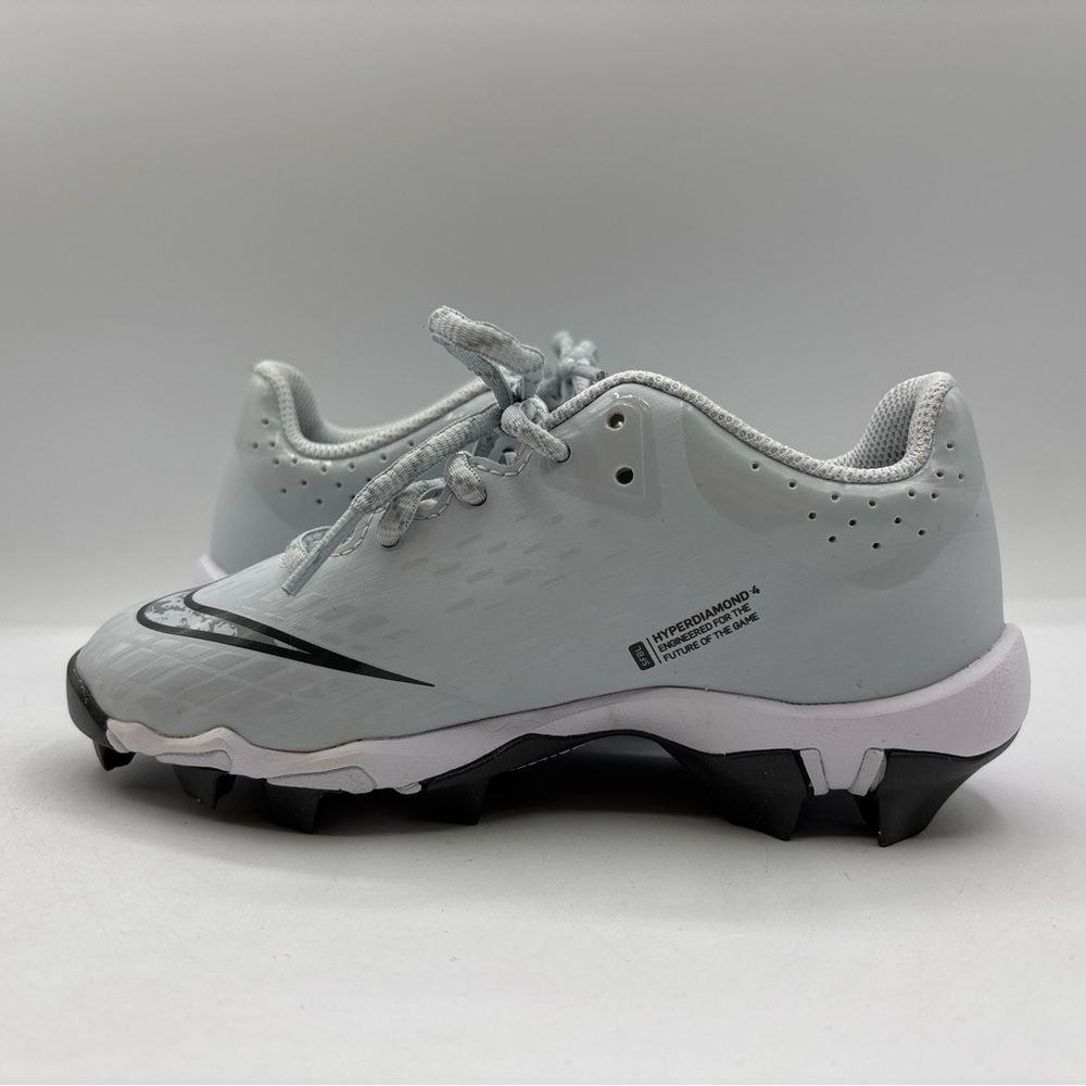 Nike Hyperdiamond 4 Keystone Big Kids White S: 13C FZ0919-002 Softball Cleats - Picture 13 of 16